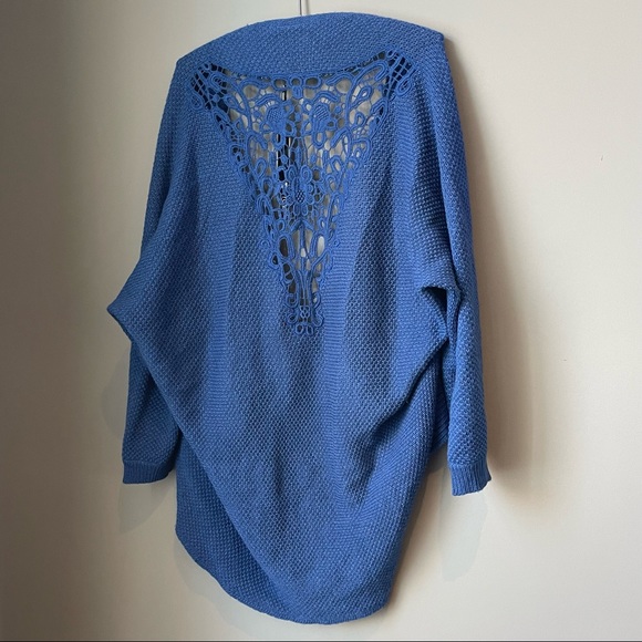 🆕 Ravel USA waterfall sweater marina XL *flaw* - Picture 4 of 9